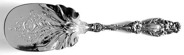 Lily (Sterling, 1902, Lion-Pat.1902) Pierced Fried Oyster Server