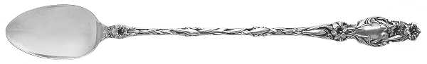 Lily (Sterling, 1902, Lion-Pat.1902) Iced Tea Spoon