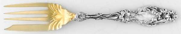 Lily (Sterling, 1902, Lion-Pat.1902) Individual Salad Fork