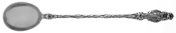 Lily (Sterling, 1902, Lion-Pat.1902) Long Handle Chocolate Muddler Spoon