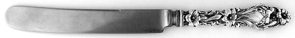 Lily (Sterling, 1902, Lion-Pat.1902) Old French Thin Hollow Knife with Bolster