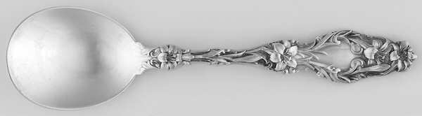 Lily (Sterling, 1902, Lion-Pat.1902) Large Chocolate Spoon