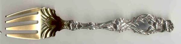 Lily (Sterling, 1902, Lion-Pat.1902) Ice Cream Fork