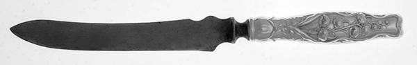 Lily of The Valley (Sterling, 1885, No Monograms) Individual Bird Knife with Silverplate Blade