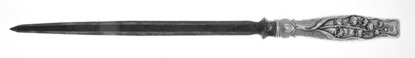Lily of The Valley (Sterling, 1885, No Monograms) Large Roast Steel Rod Knife Sharpener