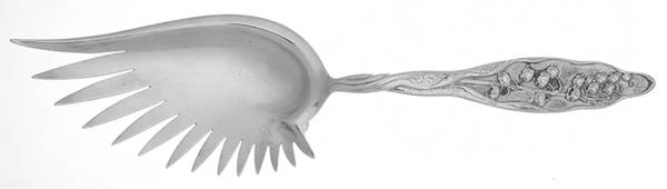 Lily of The Valley (Sterling, 1885, No Monograms) Solid Macaroni Server
