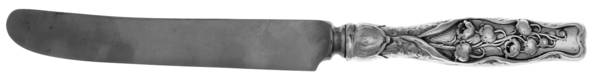 Lily of The Valley (Sterling, 1885, No Monograms) New French Hollow Knife with Bolster