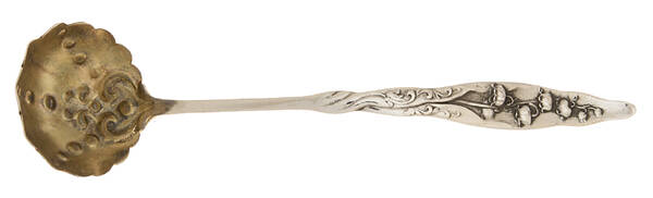 Lily of The Valley (Sterling, 1885, No Monograms) Mayonnaise Ladle