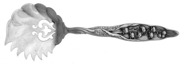 Lily of The Valley (Sterling, 1885, No Monograms) Large Cucumber Server