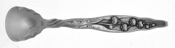 Lily of The Valley (Sterling, 1885, No Monograms) Master Salt Spoon