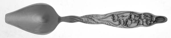 Lily of The Valley (Sterling, 1885, No Monograms) Individual Grapefruit Spoon