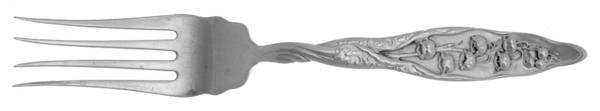 Lily of The Valley (Sterling, 1885, No Monograms) Medium Chipped Beef Fork