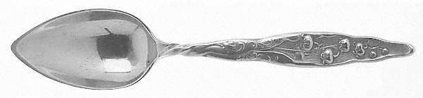 Lily of The Valley (Sterling, 1885, No Monograms) Spoon-Fruit/Orange