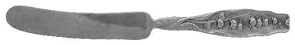 Lily of The Valley (Sterling, 1885, No Monograms) Solid Dessert/Tea Knife