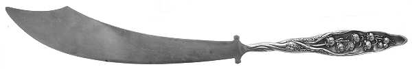 Lily of The Valley (Sterling, 1885, No Monograms) Large Solid Piece Letter Opener