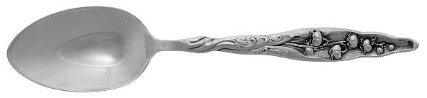 Lily of The Valley (Sterling, 1885, No Monograms) Youth Spoon