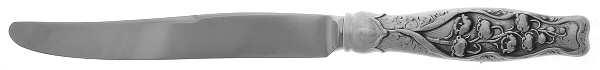 Lily of The Valley (Sterling, 1885, No Monograms) New Style New French Hollow Knife
