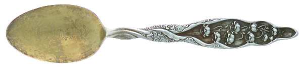 Lily of The Valley (Sterling, 1885, No Monograms) Teaspoon
