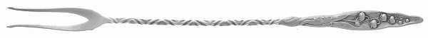 Lily of The Valley (Sterling, 1885, No Monograms) Olive Fork W/Long Twist Handle