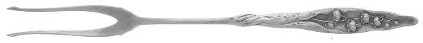 Lily of The Valley (Sterling, 1885, No Monograms) Olive Fork