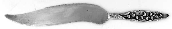 Lily of The Valley (Sterling, 1885, No Monograms) Cake Saw Solid Piece