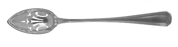 Livingston (Sterling, 1914-1915) Pierced Bowl Short Handle Olive Spoon