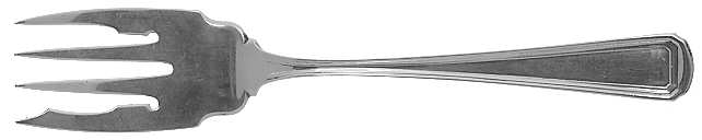 Livingston (Sterling, 1914-1915) Small Solid Cold Meat Serving Fork