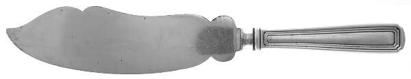 Livingston (Sterling, 1914-1915) Large Ice Cream Slicer with Silverplate Blade