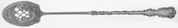 Louis XV (Sterling, 1891) Pierced Bowl Long Handle Olive Spoon