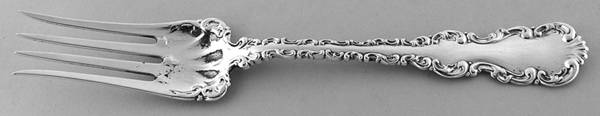Louis XV (Sterling, 1891) Large Individual Solid Fish/Salad Fork