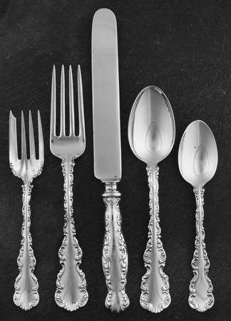 Louis XV (Sterling, 1891) 5 Piece Dinner Size Setting