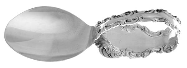 Louis XV (Sterling, 1891) Baby Spoon with Curved Handle HC