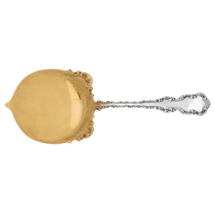 Louis XV (Sterling, 1891) Solid Waffle Server