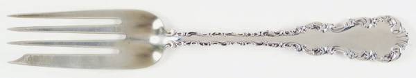 Louis XV (Sterling, 1891) Large Solid Cold Meat Serving Fork