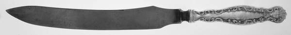 Louis XV (Sterling, 1891) Large Stainless Blade Roast Carving Knife