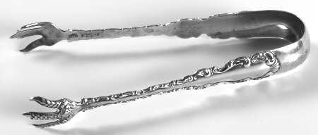 Louis XV (Sterling, 1891) Large Sugar Tongs