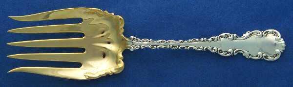 Louis XV (Sterling, 1891) Small Solid Fish Serving Fork
