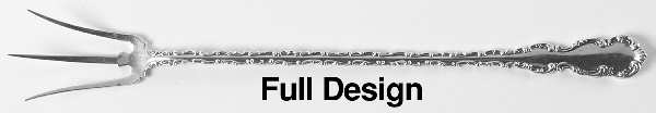Louis XV (Sterling, 1891) Large Lettuce Serving Fork