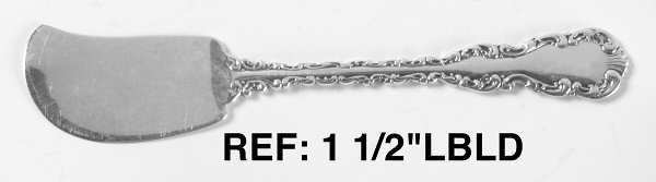 Louis XV (Sterling, 1891) Butter Spreader Flat Handle Small Old Style