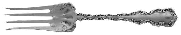 Louis XV (Sterling, 1891) Medium Chipped Beef Fork