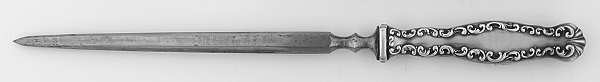 Louis XV (Sterling, 1891) Game Steel Rod Knife Sharpener