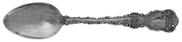 Louis XV (Sterling, 1891) Souvenir Spoon (Teaspoon)
