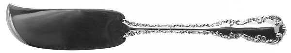 Louis XV (Sterling, 1891) Small Flat Handled Butter Spreader