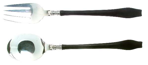 Louis XV (Sterling, 1891) 2 Piece Chafing Dish Flatware Set Solid