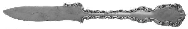 Louis XV (Sterling, 1891) Individual 3 Prong Stainless Bird Fork