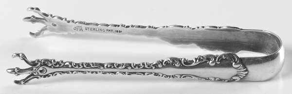 Louis XV (Sterling, 1891) Small Sugar Tongs