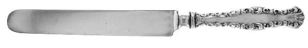 Louis XV (Sterling, 1891) Blunt Hollow Knife with Bolster
