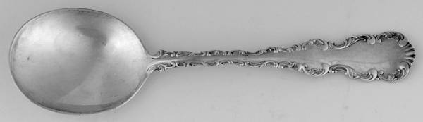 Louis XV (Sterling, 1891) Round Bowl Soup Spoon (Cream Soup)