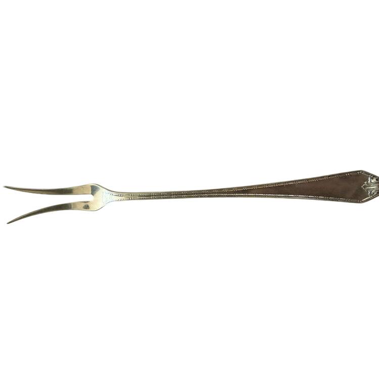 Madam Morris (Sterling, 1909, Monograms) Two-Tine Butter Pick