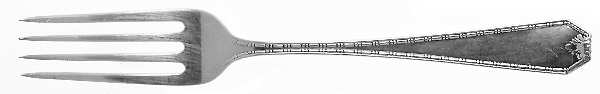 Madam Morris (Sterling, 1909-1910) Solid Youth Tea Fork
